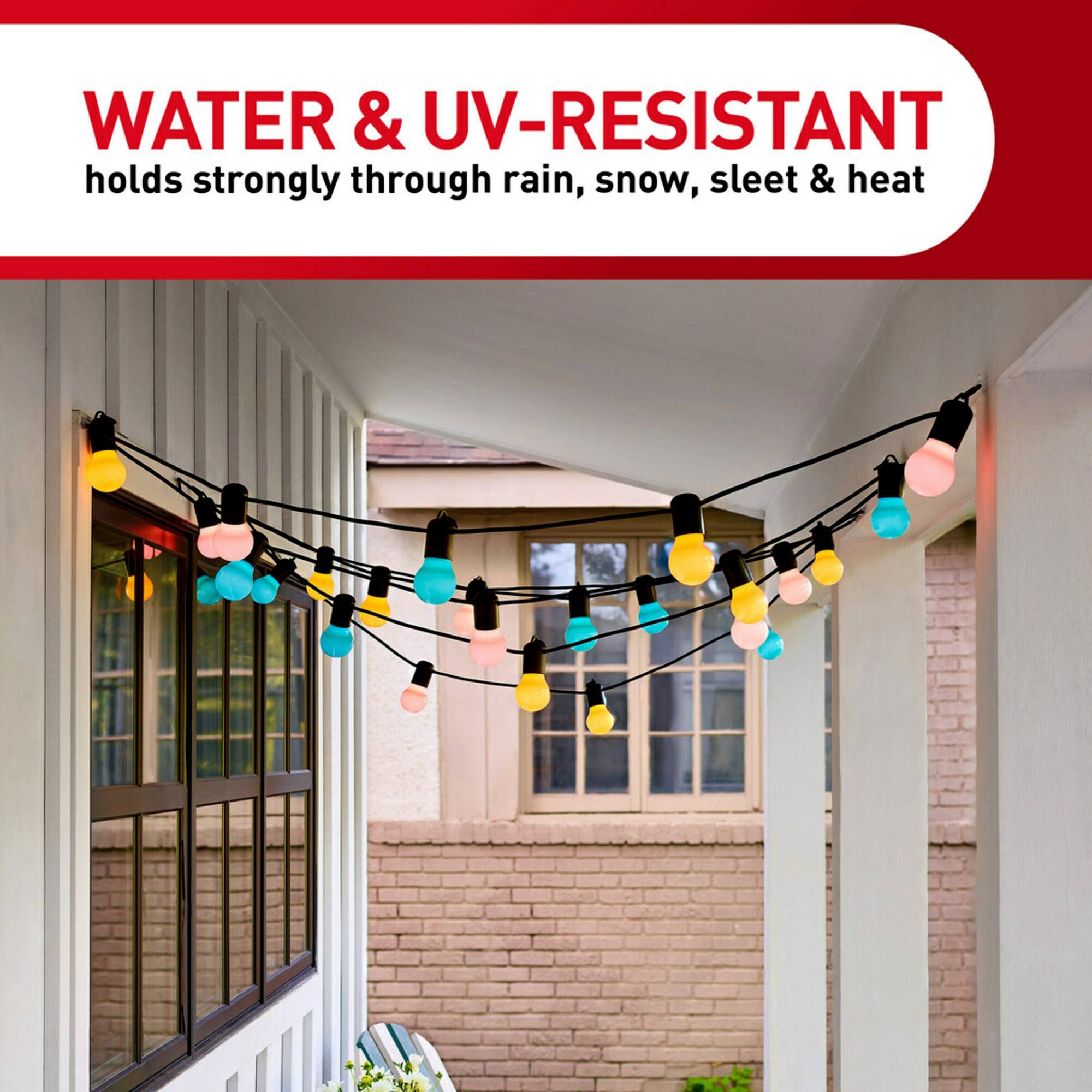 Command™ Outdoor Light Clips with Foam Strips
